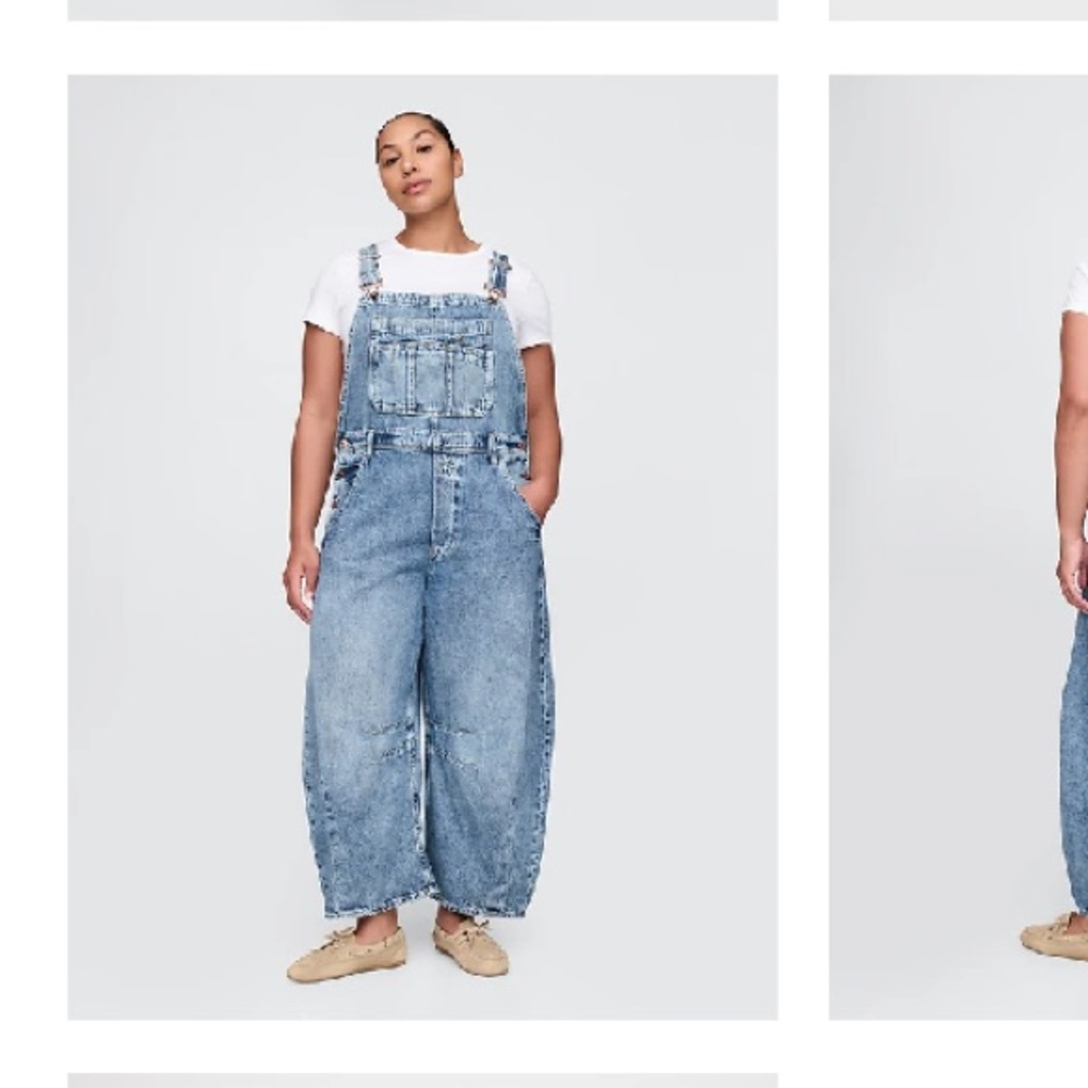 Gap barrel overalls NWT